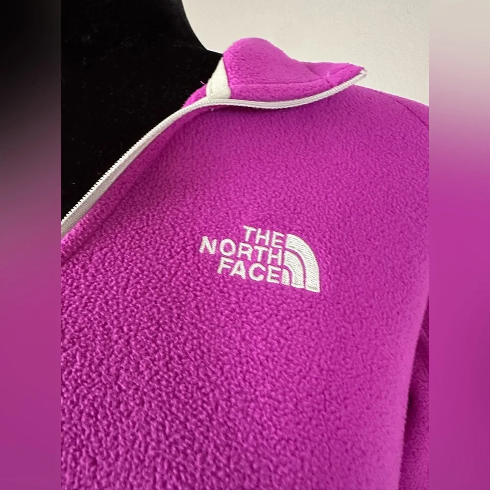 The North Face Pink‎ Quarter-Zip Pullover